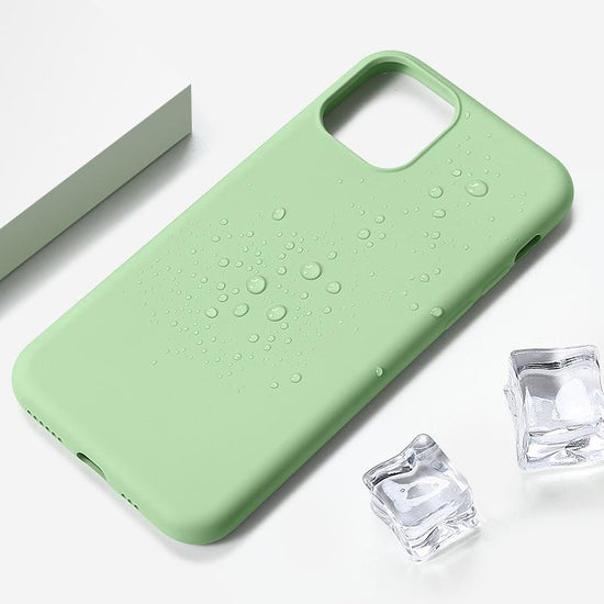 iPhone - Slim Silikon Case - Mintgrün - CITYCASE