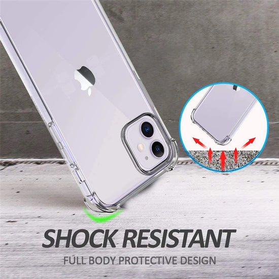 iPhone - Shock Proof Silikon Case - Transparent - CITYCASE