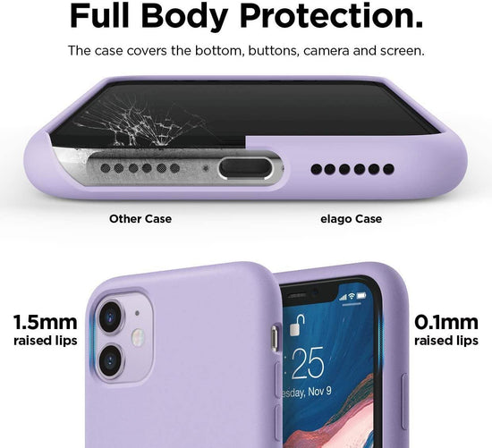 iPhone - Hart Silikon Case - Schwarz - CITYCASE