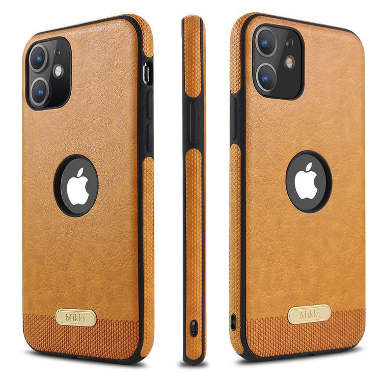 iPhone - Design Leder Case - Braun - CITYCASE