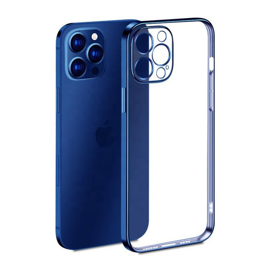 iPhone - Soft Plating Case - Blau - CITYCASE