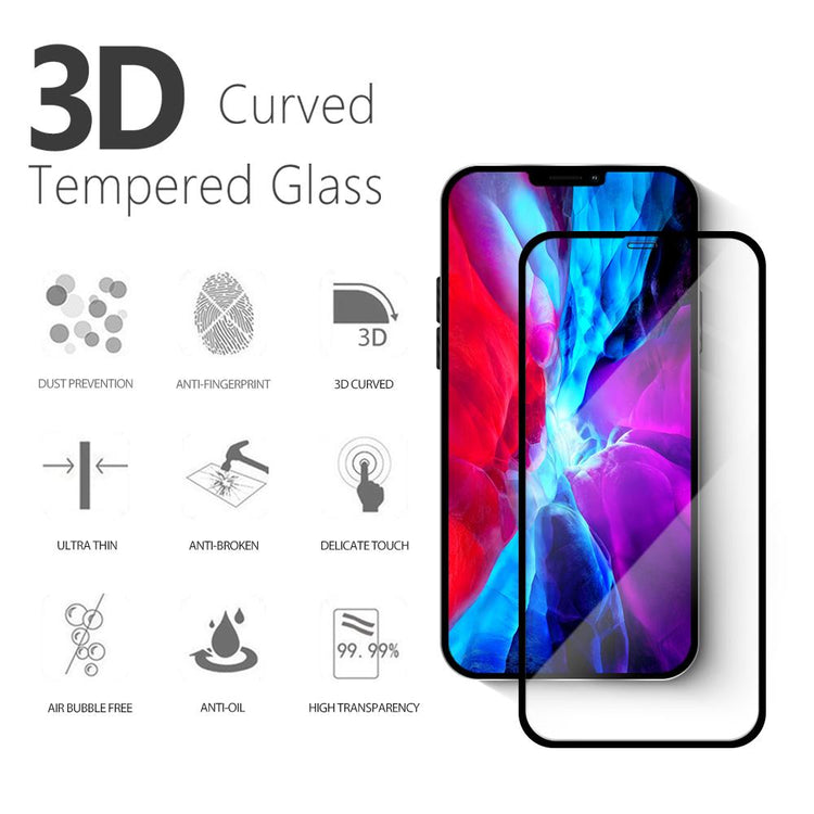 iPhone - Schutzglas Folie - 3D VOLLGLAS - CITYCASE
