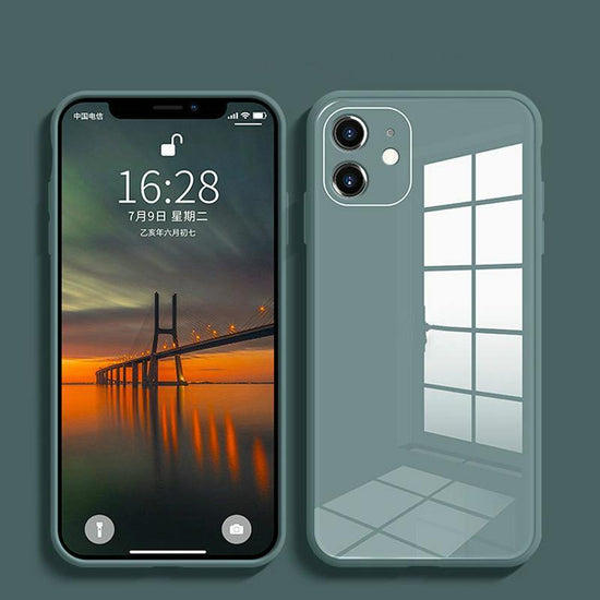 iPhone - Glas Candy Case - Nachtgrün - CITYCASE