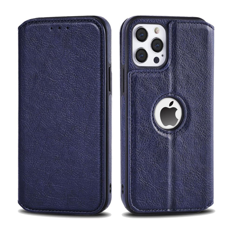 iPhone - Eleganz Leder Case - Blau