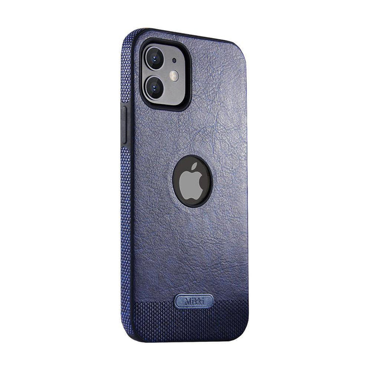 iPhone - Design Leder Case - Blau - CITYCASE